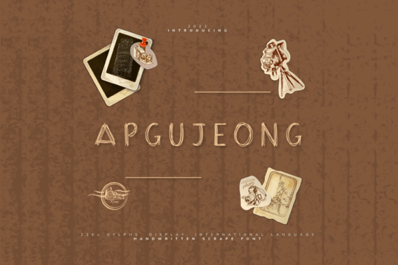 Apgujeong Font for Modern Web Design