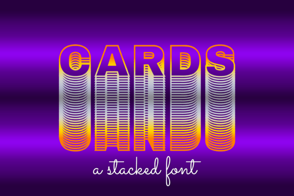 Cards Font for Campaign Creativity