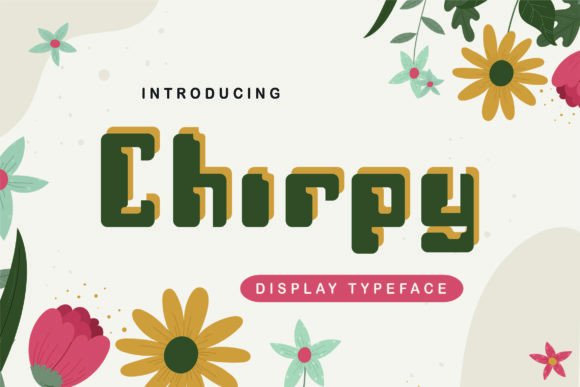 Chirpy: A Youthful Display Font for Modern Branding