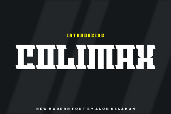 Colimax: A Modern Display Font for Handmade Creations
