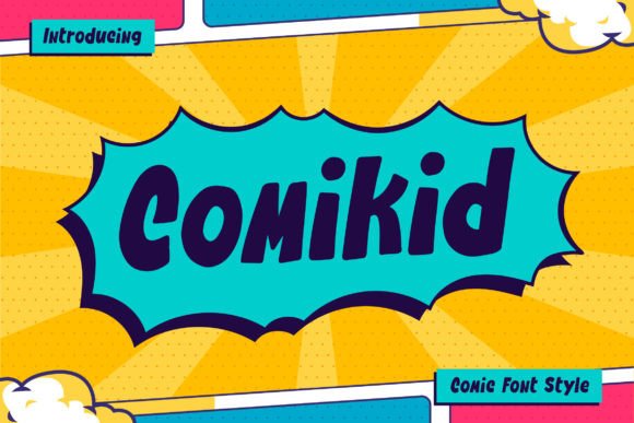 Comikid: A Unique Display Font for Handmade Creations