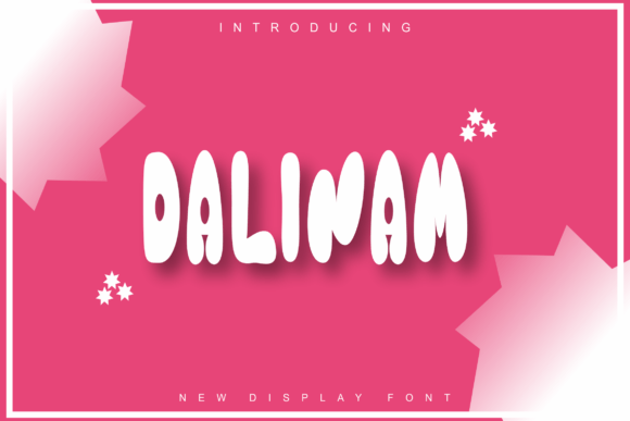 Dalinam: A Playful Font for Bold Editorial Designs