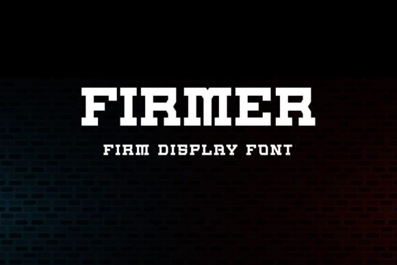 Firmer Font for Modern Web Design