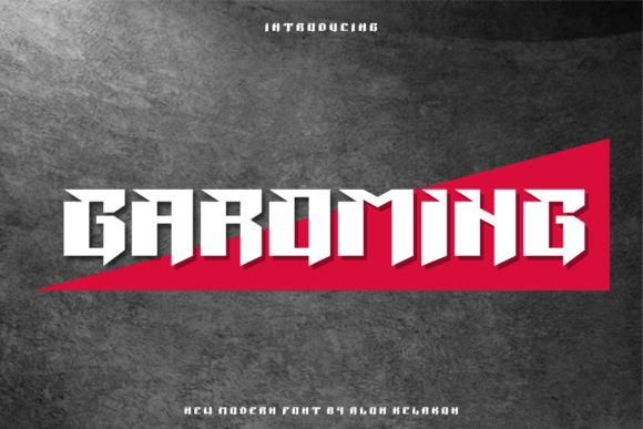 Garoming: A Modern Font for Professional Branding