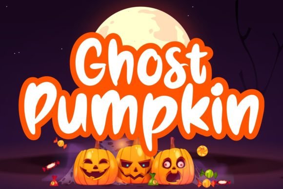 Ghost Pumpkin Font for Branding Projects