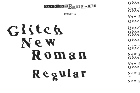 Glitch New Roman Regular: A Distorted Typeface for Bold Visuals