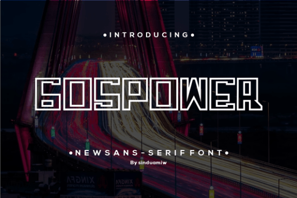 Gospower Font for Professional Branding