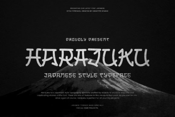 Harajuku Font for Branding Projects