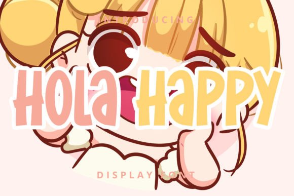 Hola Happy: A Playful Font for Bright Branding