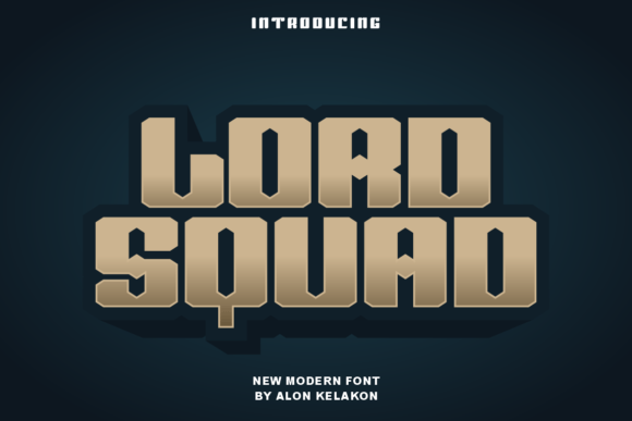 Lord Squad Font for Bold Campaign Design