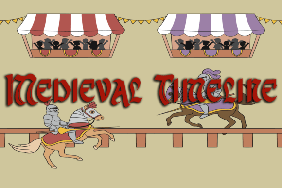 Medieval Timeline Font for Web Design