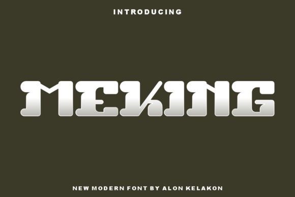 Meking Display Font Review