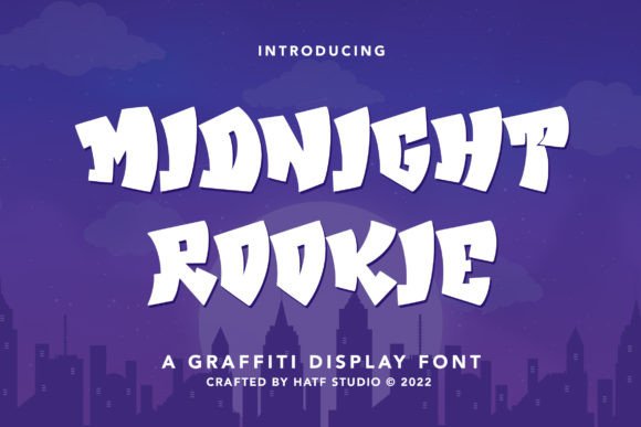 Midnight Rookie: A Bold Display Font for Editorial Design
