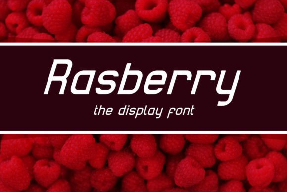 Rasberry: A Modern Display Font for Bold Branding