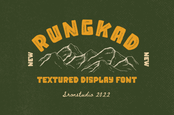 Rungkad: A Display Font for Bold Visual Statements