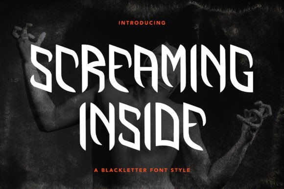 Screaming Inside Display Font for Bold Web Design