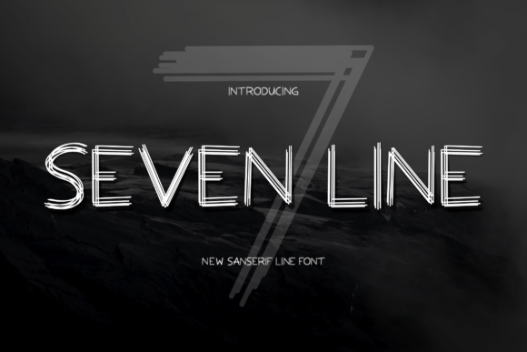 Sevenline: A Display Font for Bold Branding and Visual Impact