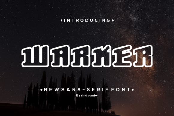 Warker: A Modern Display Font for Editorial Projects