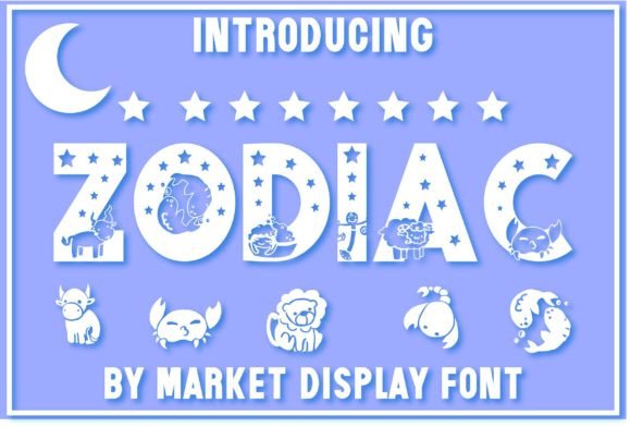 Zodiac Font for Web Design: A Mystical Display Typeface